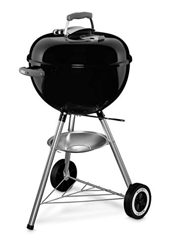 Weber Classic Kettle Holzkohlegrill, 47 cm, Schwarz (1241304)