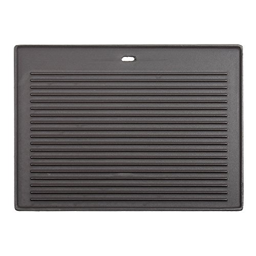TAINO Grillplatte für PRO/RED Serie Wendeplatte Gusseisen Pizzaplatte Gasgrill-Zubehör Universal 5kg