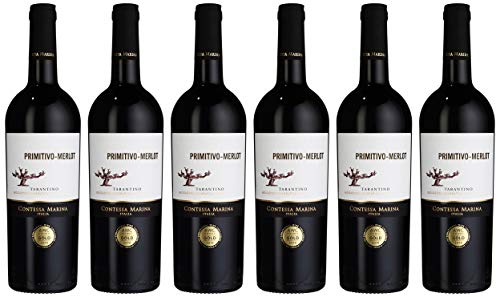 Merlot-Primitivo Tarantino IGT "Contessa Marina" (6 x 0.75 l)