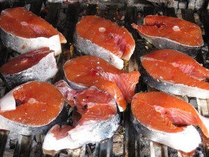 Lachs vom Smoker