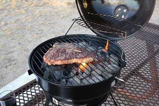 steak auf dem grill