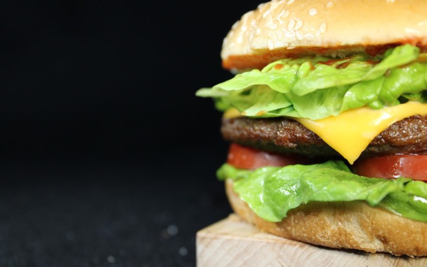 burger, portrait, background